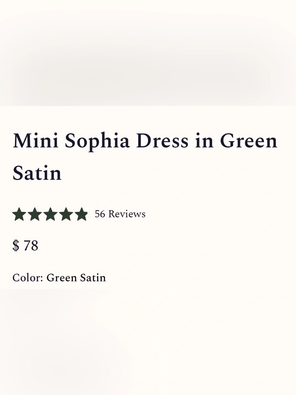 Ivy City Emerald Satin Puff Sleeve Dress